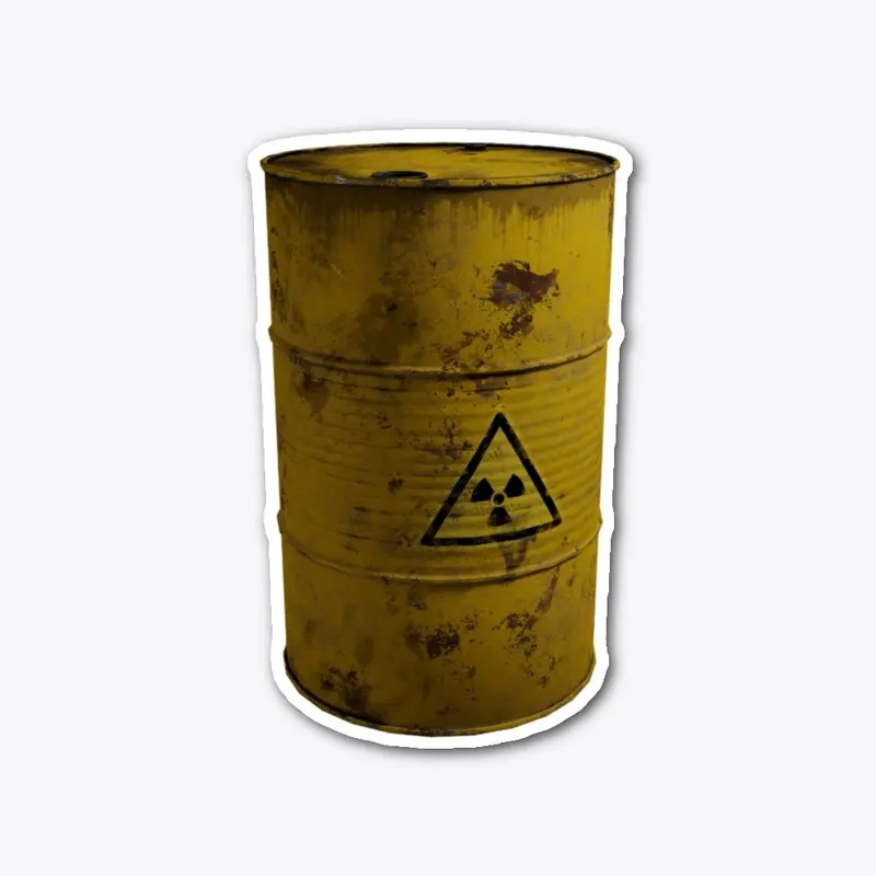 Radioactive Waste Barrel