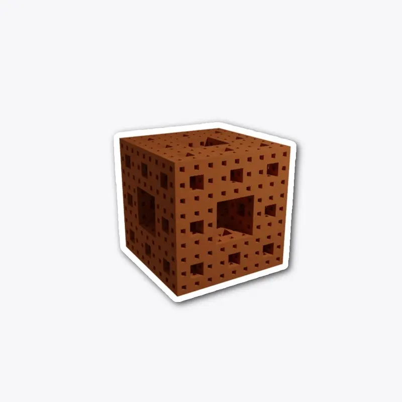 3D Fractal Menger Sponge